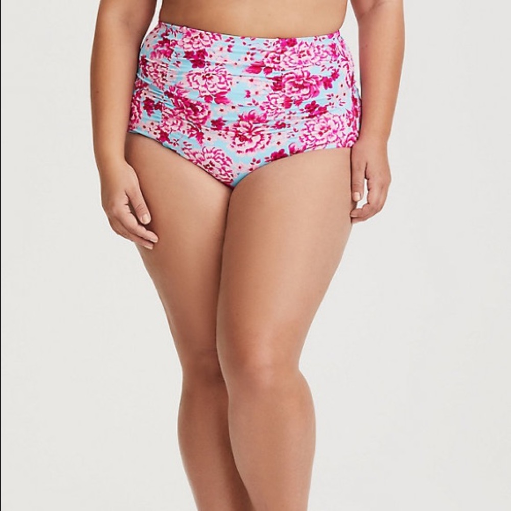 Torrid Floral High Wasted Bottoms